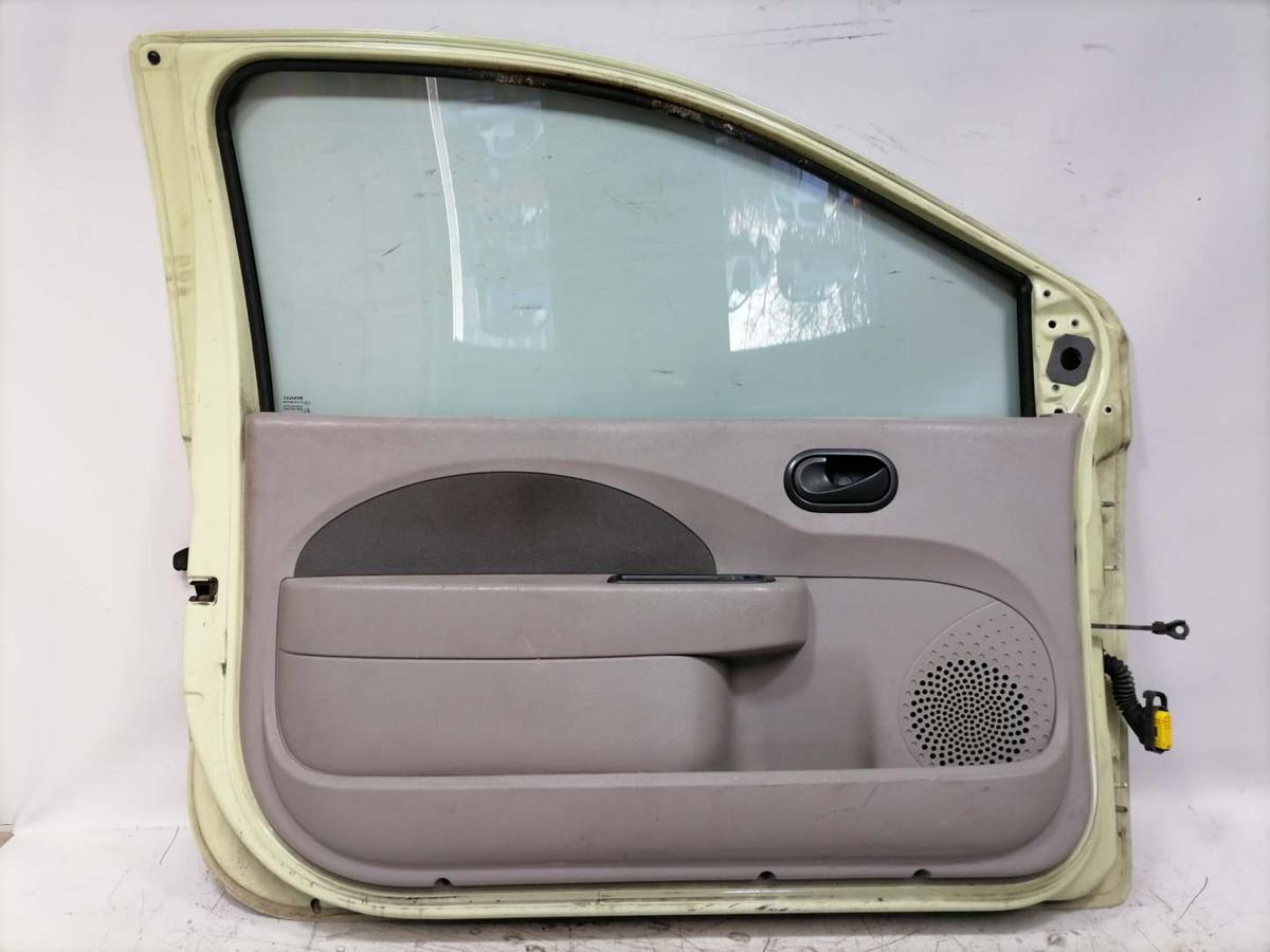 Renault Twingo 2 original T&uuml;r links Fahrert&uuml;r OVF91-Vert Rainette BJ09